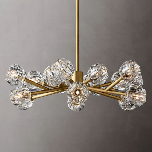 Boule De Radiant Crystal Round Chandelier 36"