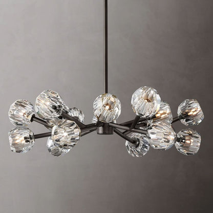Boule De Radiant Crystal Round Chandelier 36"
