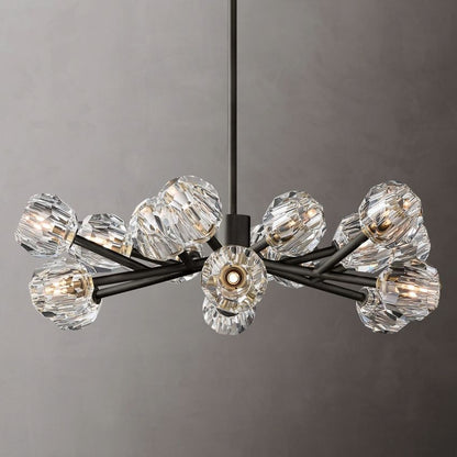 Boule De Radiant Crystal Round Chandelier 36"