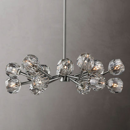 Boule De Radiant Crystal Round Chandelier 36"