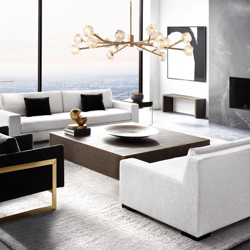 Boule De Radiant Crystal Round Chandelier 48"