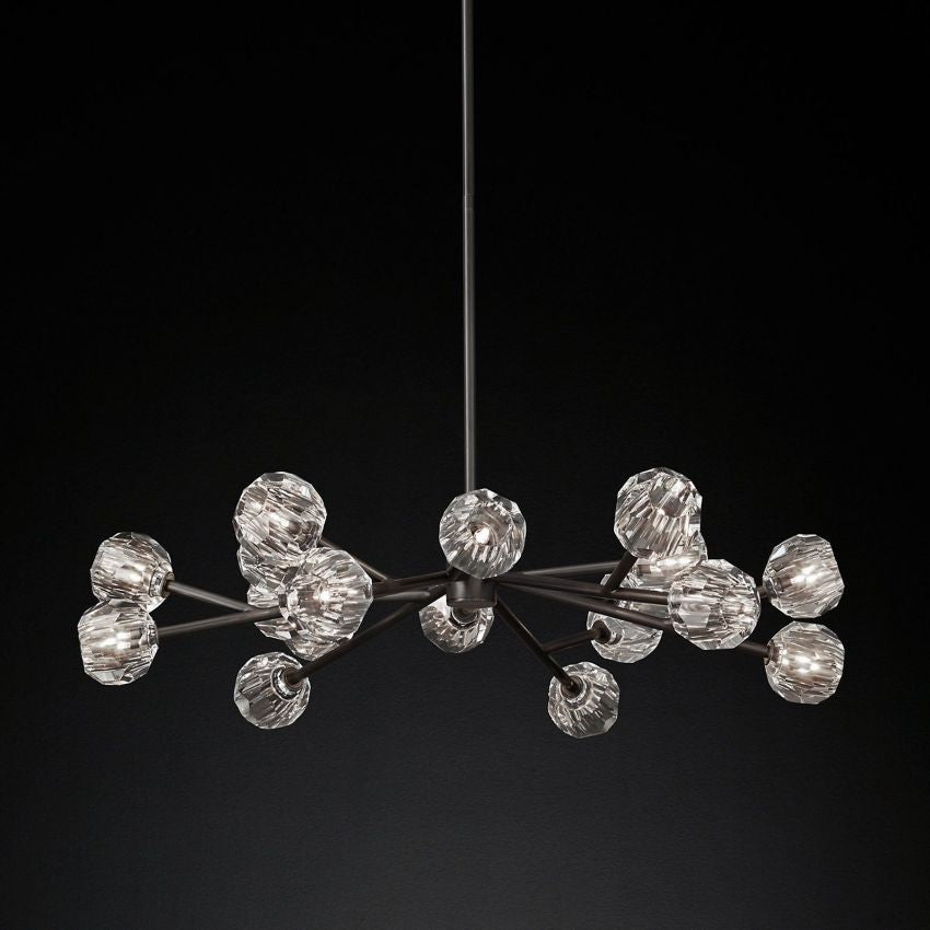 Boule De Radiant Crystal Round Chandelier 48"