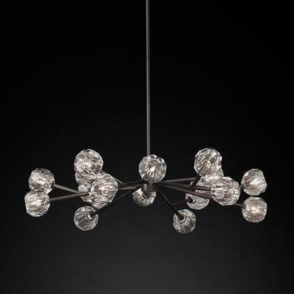 Boule De Radiant Crystal Round Chandelier 48"