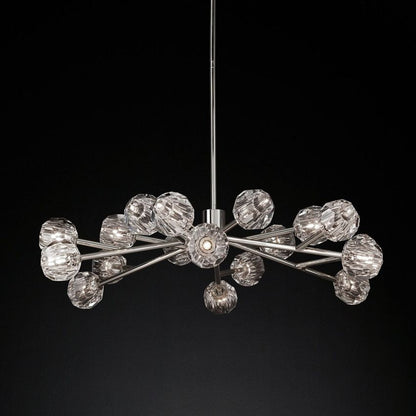 Boule De Radiant Crystal Round Chandelier 48"