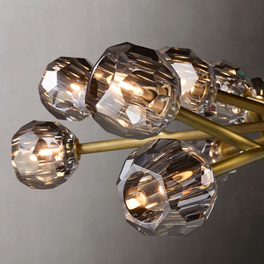 Boule De Radiant Crystal Round Chandelier 48"