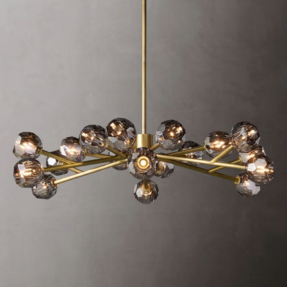 Boule De Radiant Crystal Round Chandelier 48"