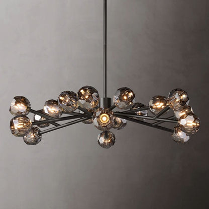 Boule De Radiant Crystal Round Chandelier 48"