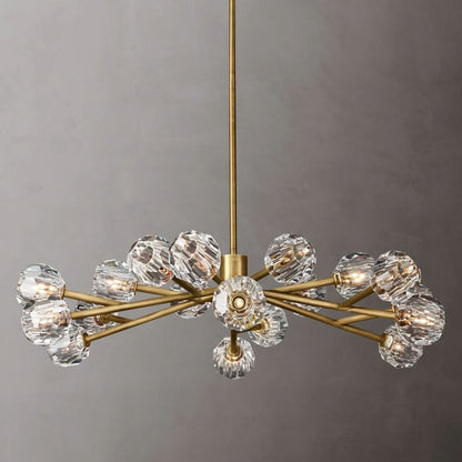 Boule De Radiant Crystal Round Chandelier 48"
