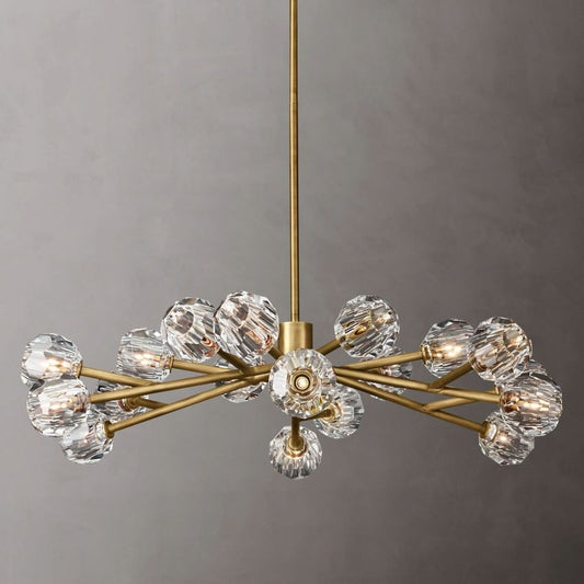Boule De Radiant Crystal Round Chandelier 48"