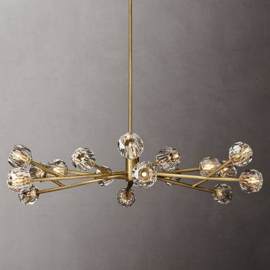 Boule De Radiant Crystal Round Chandelier 60"
