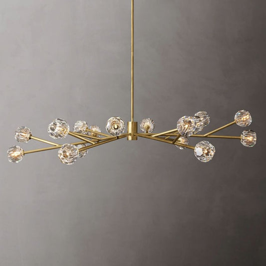 Boule De Radiant Crystal Round Chandelier 72"