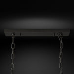 Odeon Deco Prism Rectangular Tiered Chandelier 49"