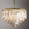 Odeon Deco Prism Round Chandelier 32"