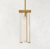 Savile Crystal Block Square Pendant Light