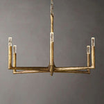 Thaddeus Artisan Forged Round Chandelier 36"