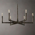 Thaddeus Artisan Forged Round Chandelier 36"