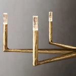 Thaddeus Artisan Forged Round Chandelier 48"