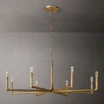 Thaddeus Artisan Forged Round Chandelier 60"