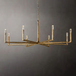 Thaddeus Artisan Forged Round Chandelier 60"