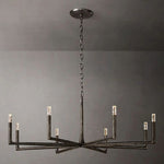 Thaddeus Artisan Forged Round Chandelier 60"