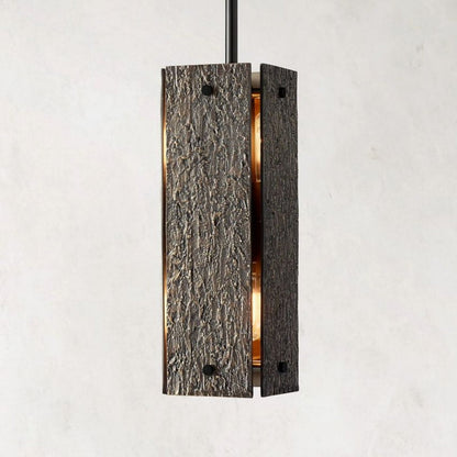Vouvray Etched Metal Square Pendant Light