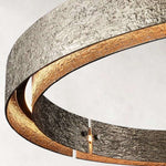 Vouvray Etched Metal Round Chandelier 48"