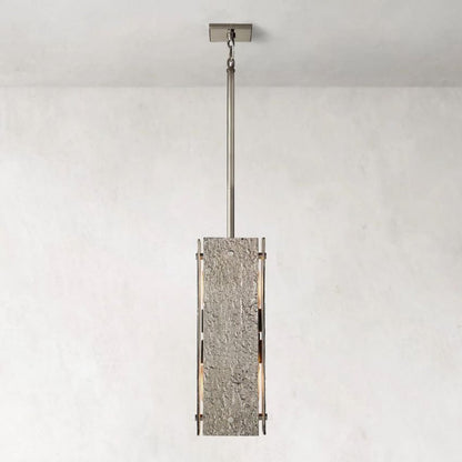 Vouvray Etched Metal Square Pendant Light