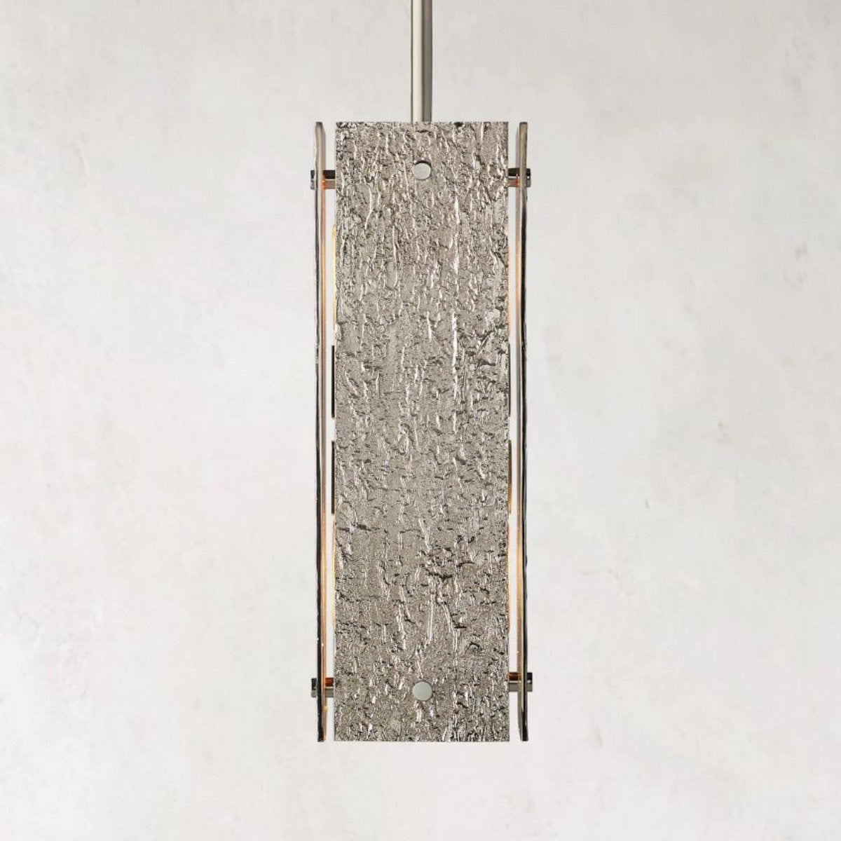 Vouvray Etched Metal Square Pendant Light