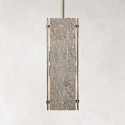 Vouvray Etched Metal Square Pendant Light