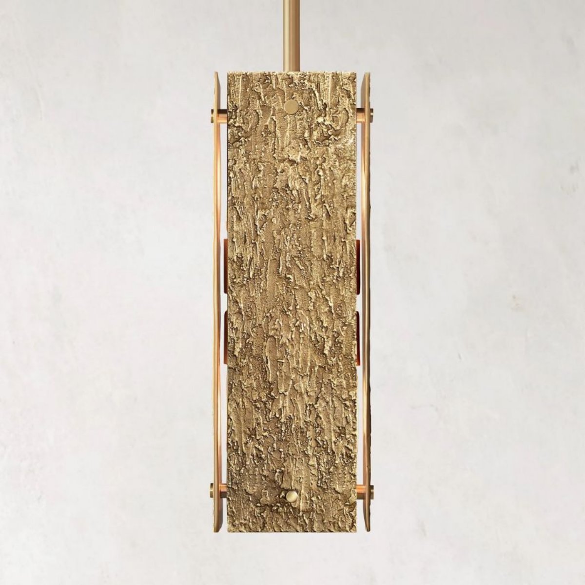 Vouvray Etched Metal Square Pendant Light