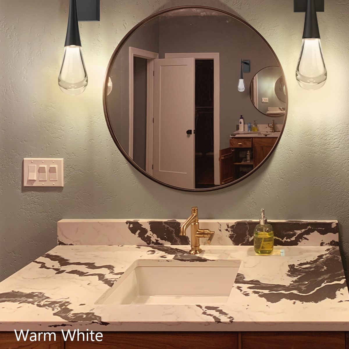 Water Drop Liquid Wall Sconce