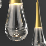 Water Drop Liquid Rectangle Chandelier