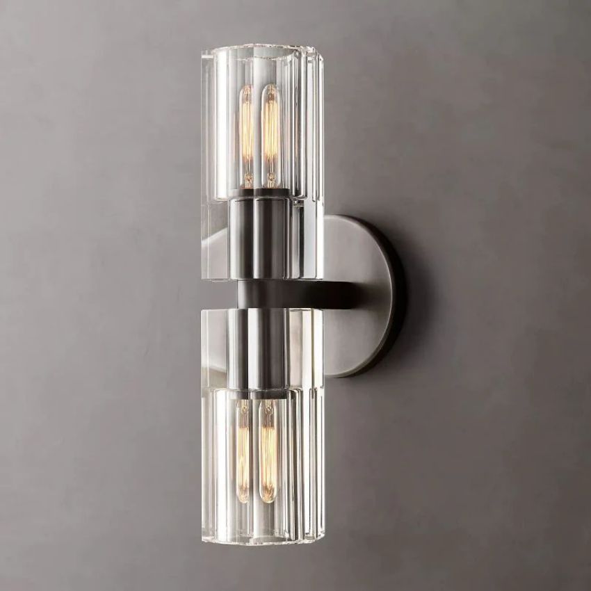 Arcachon Gear Crystal Linear Wall Sconce