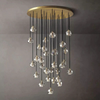 Boule De Radiant Crystal Cluster Chandelier 40"