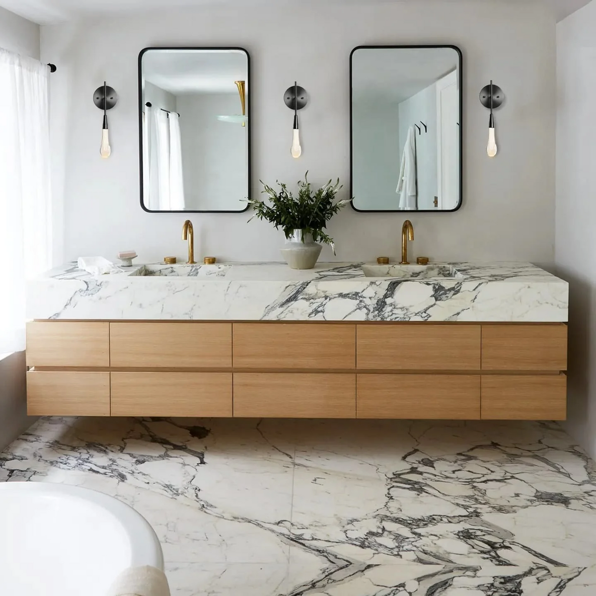 Soltaire Raindrop Glass Wall Sconce