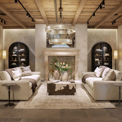 Jeunet Artisan Crafted	 Two-Tier Round Chandelier