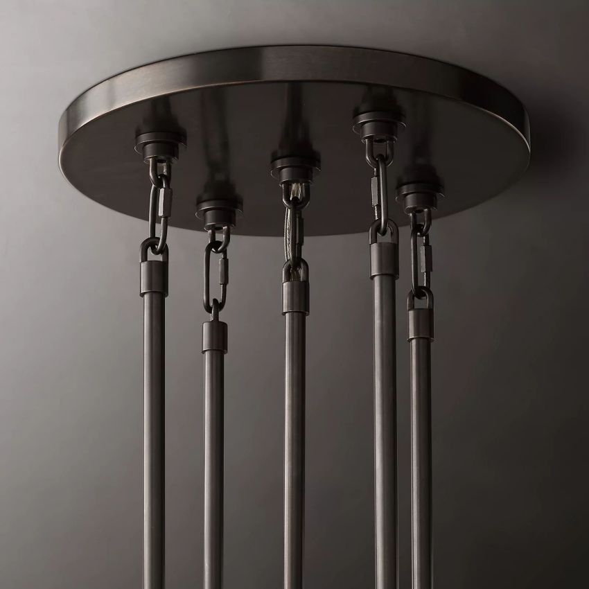 Marignan Modern Crystal Tiered Round Chandelier 60"