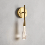 Soltaire Raindrop Glass Wall Sconce