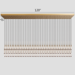 Soltaire Raindrop Glass Linear Chandelier