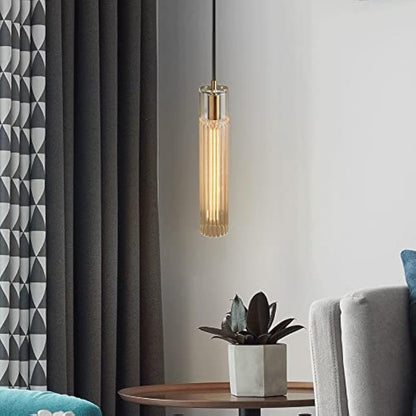 Vallon Channel Glass Pendant Light
