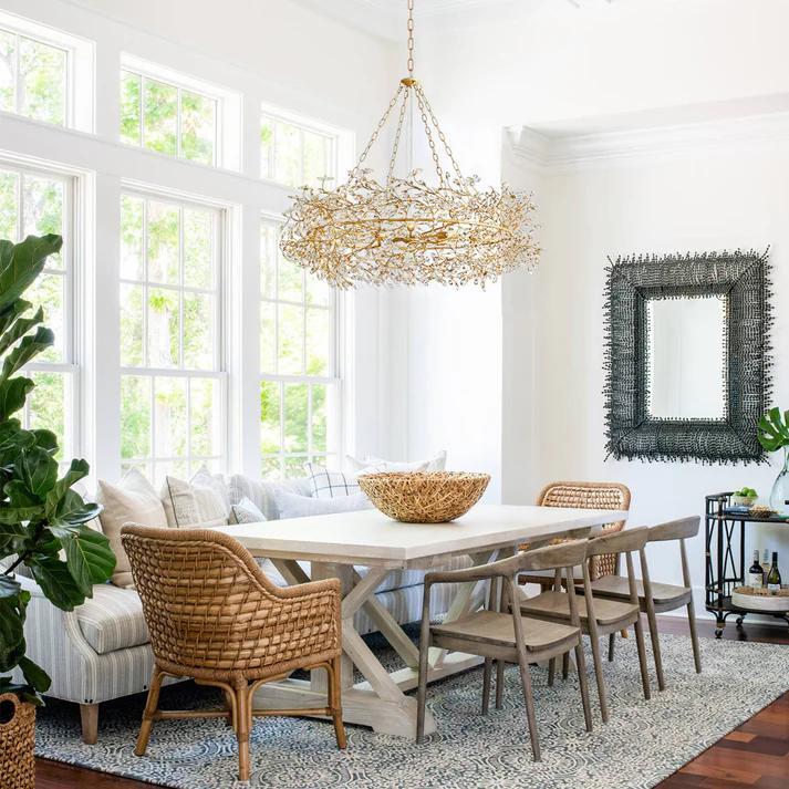 Fiore Sculpted Petals Crown Chandelier