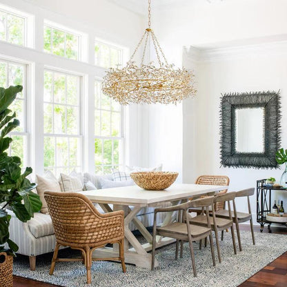 Fiore Sculpted Petals Crown Chandelier