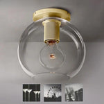 Utilitaire Globe Shade Flush Mount