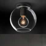 Utilitaire Globe Shade Flush Mount